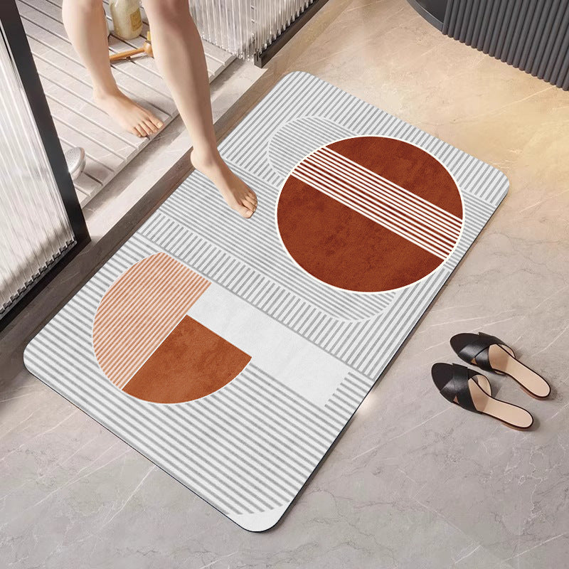 Modern Abstract Area Rug Bowlift