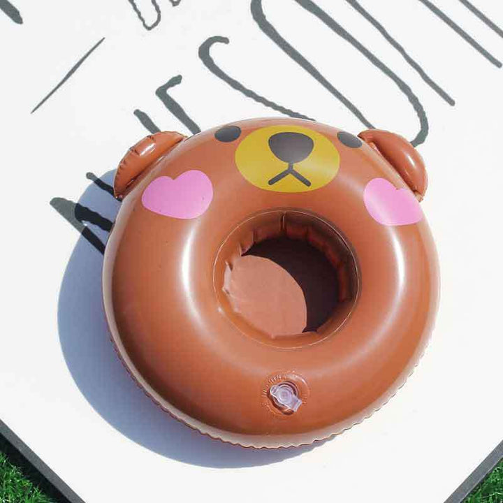 Ladies Inflatable Swimming Ring with Floral Design Bowlift