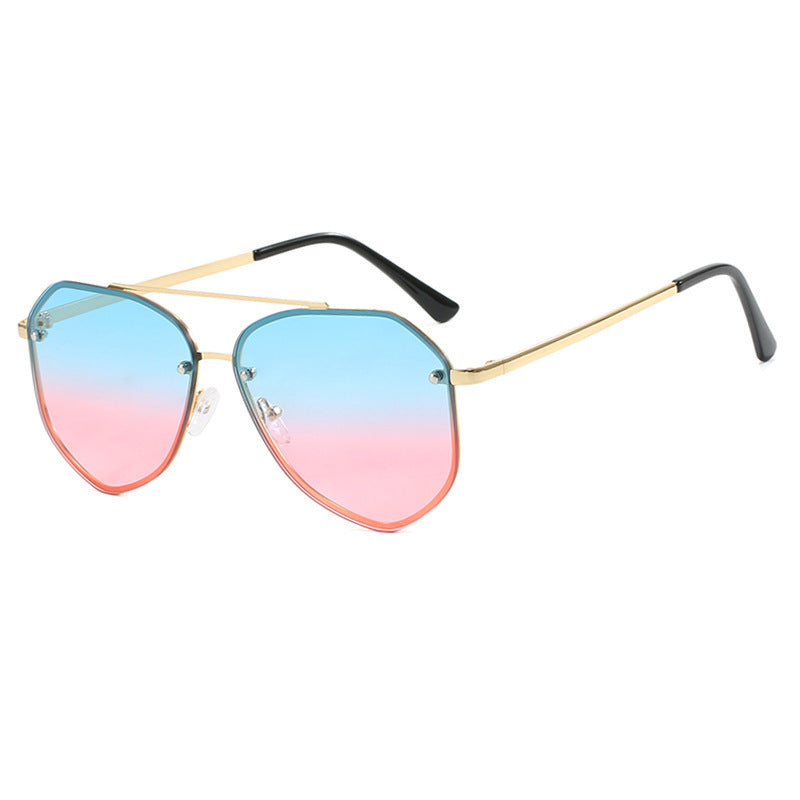 Women's geometric sunglasses with delicate frame Bowlift