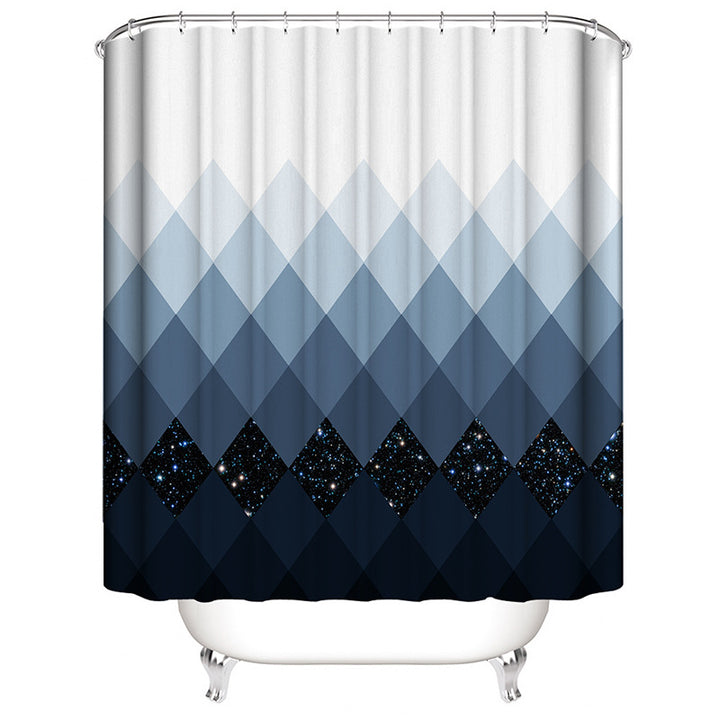 Geometric Pattern Bathroom Accessory Set Bowlift