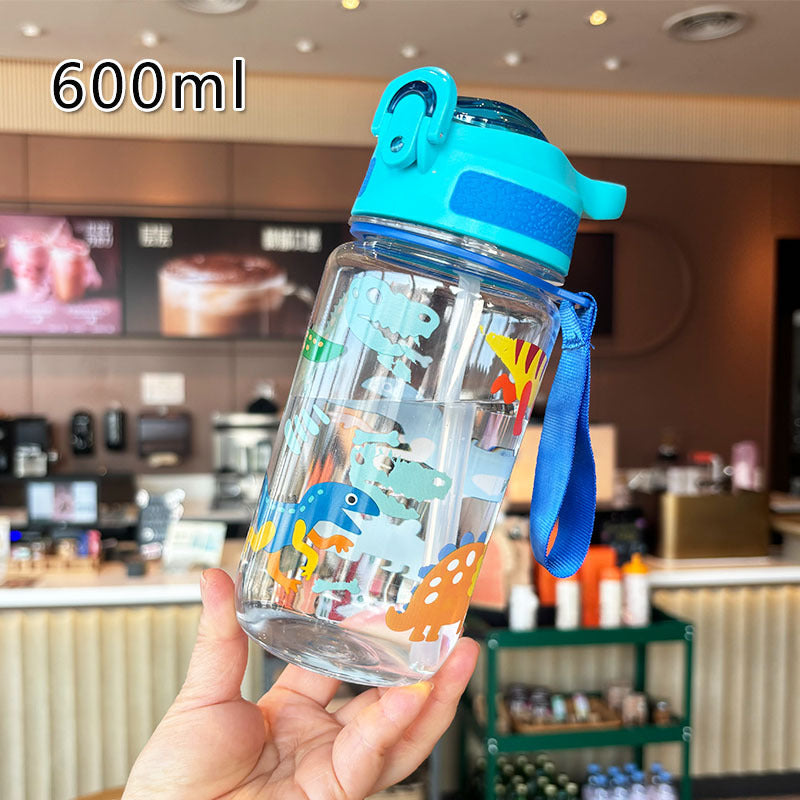 Women's Child-Friendly Drinking Bottle with Dinosaur Design Bowlift