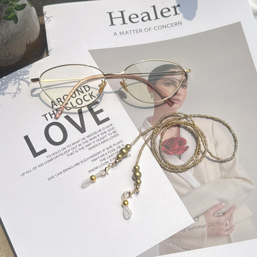 Ornate Beaded Eyewear Chain Bowlift