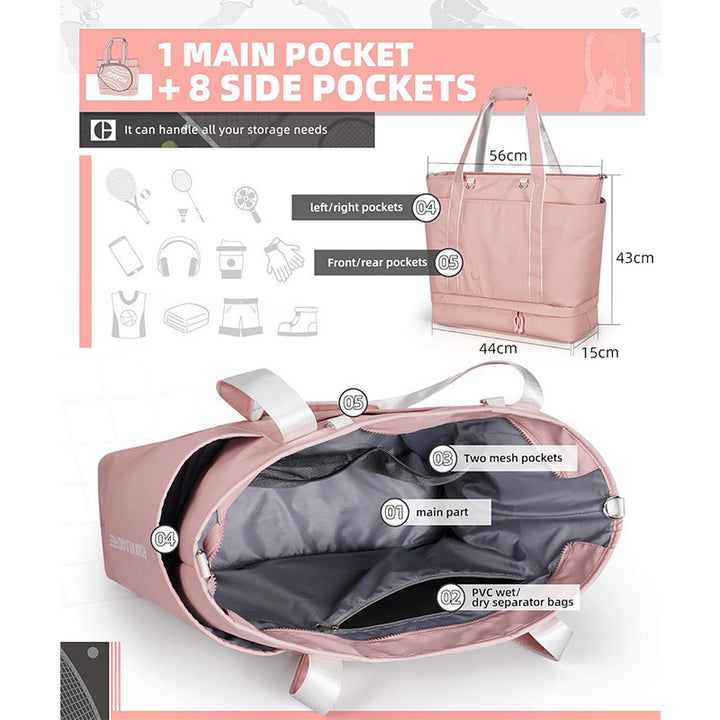 Sporty tennis and leisure bag Bowlift