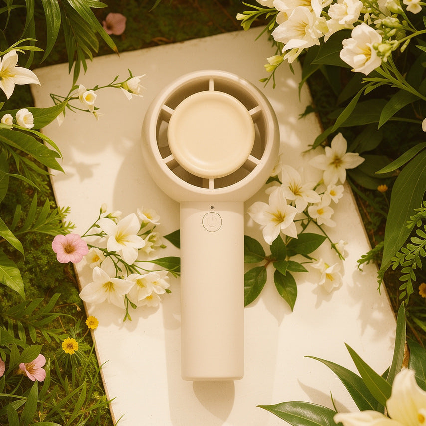 Ladies portable handheld fan with ergonomic design Bowlift 1781629808