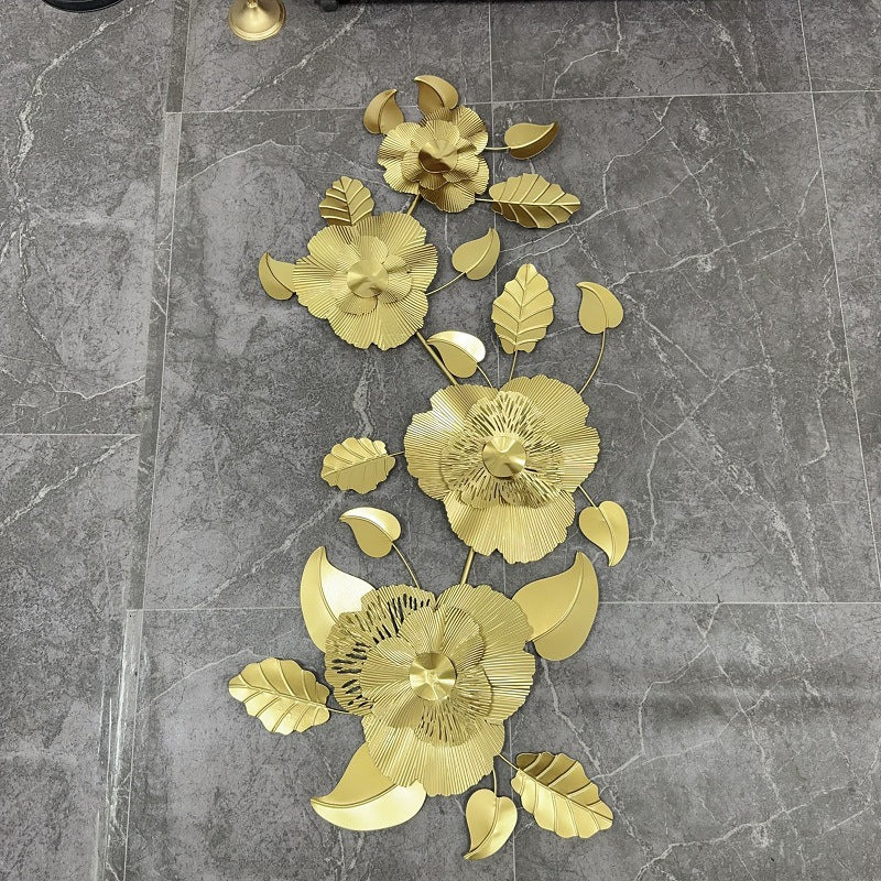 Decorative Metal Flower Wall Sculpture Bowlift