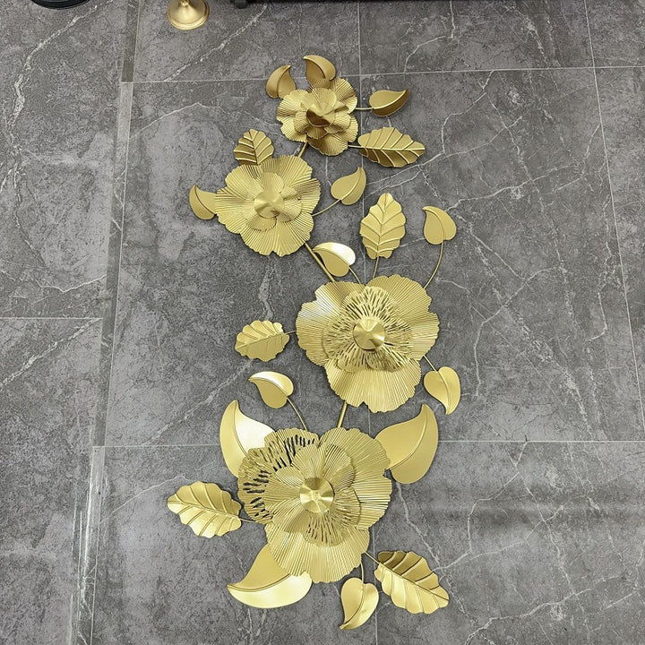 Decorative Metal Flower Wall Sculpture Bowlift