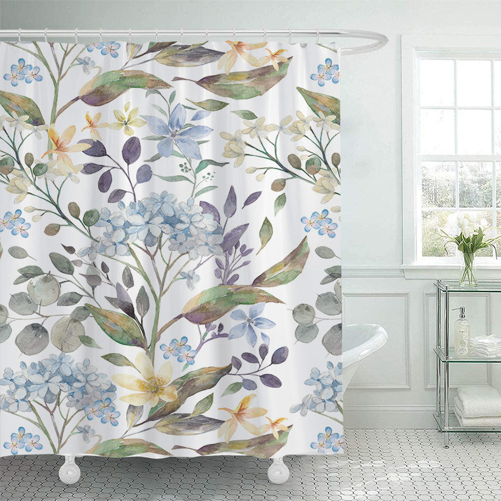 Floral Artistry Shower Curtain Bowlift