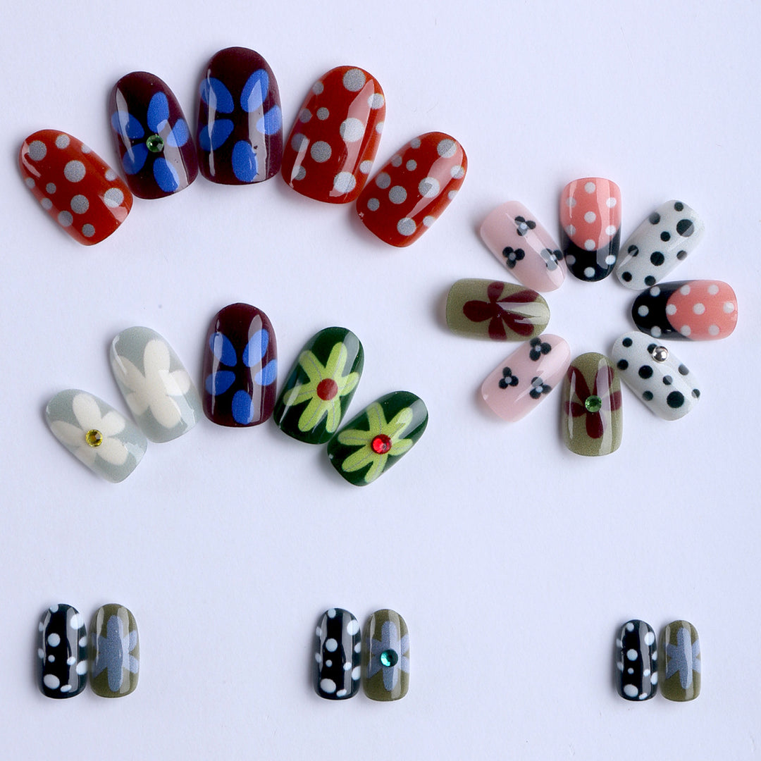 Artful Nail Art with Floral Designs Bowlift