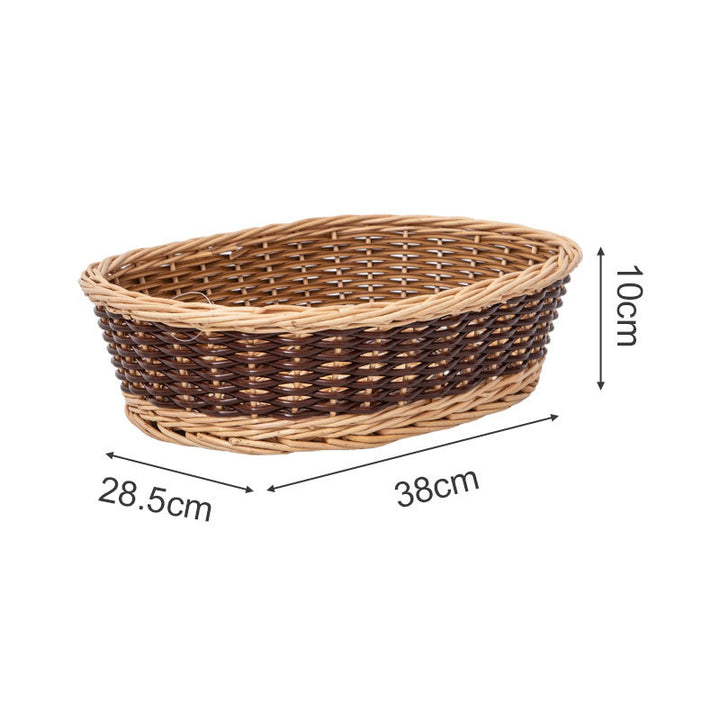 Rustic woven basket