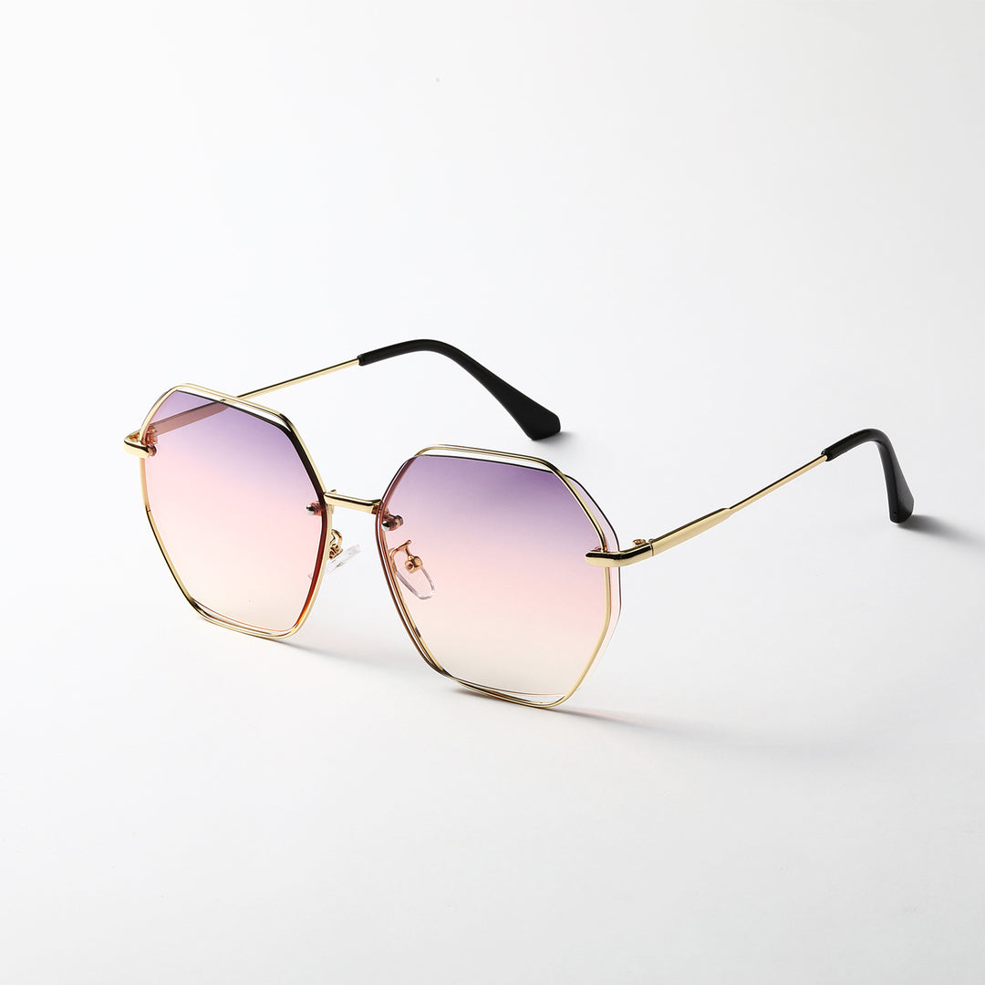 Women's fashionable octagonal sunglasses with elegant frame Bowlift