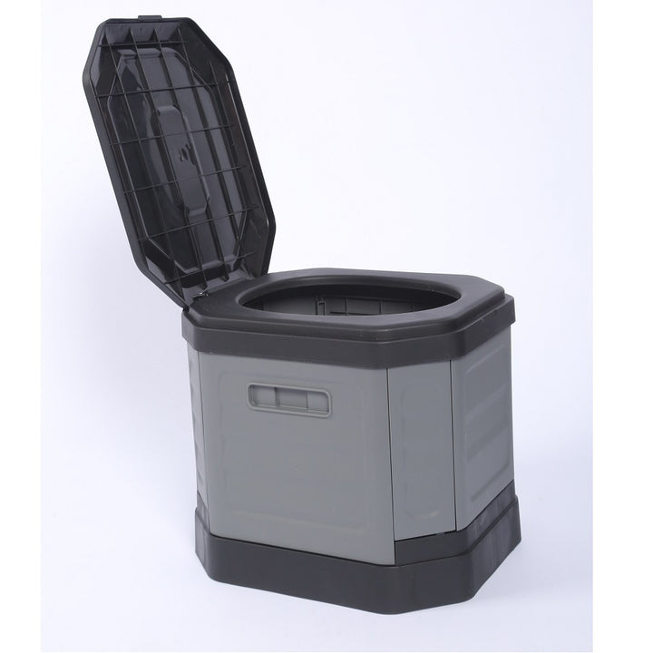 Portable camping composting toilet with detachable waste container Bowlift