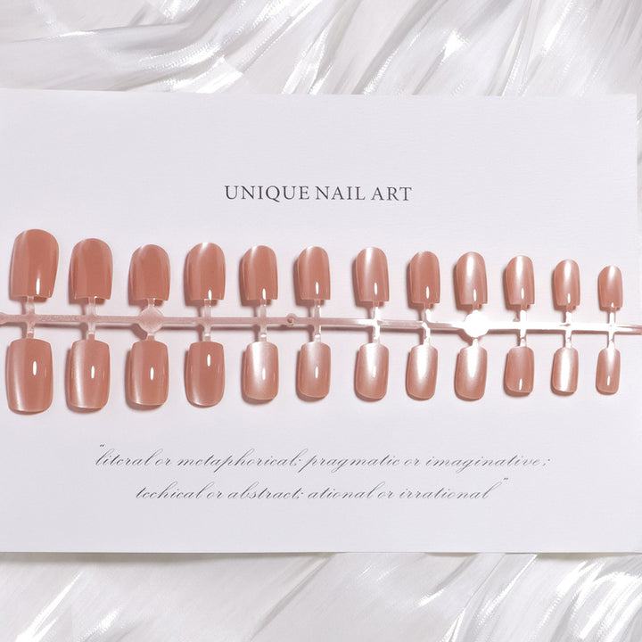 Unique Press-On Nail Art Set Bowlift