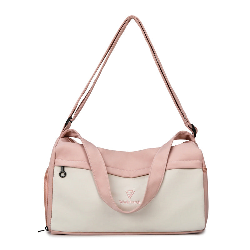 Sporty Shoulder Bag With Multiple Compartments Bowlift