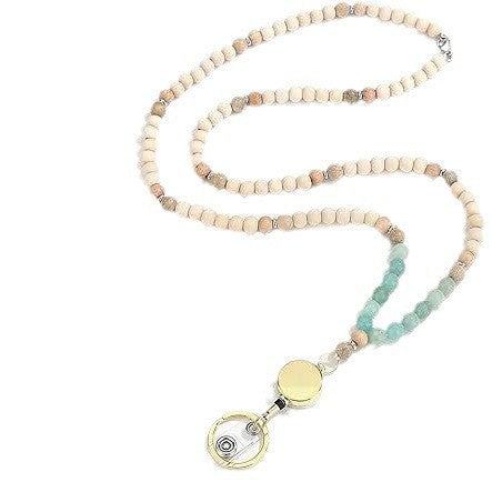 Wooden Beaded Eyewear Chain Bowlift
