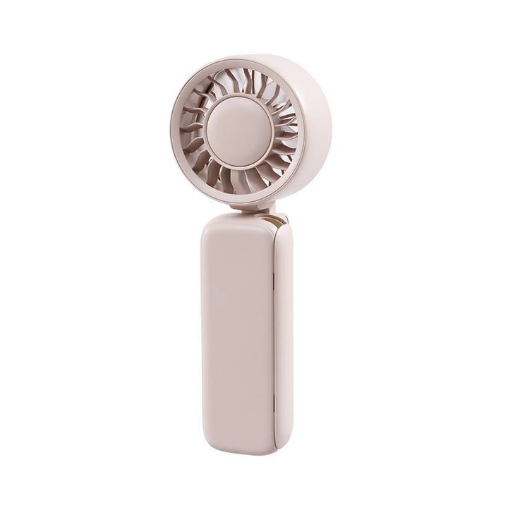 Women's portable mini half-fan with foldable design Bowlift