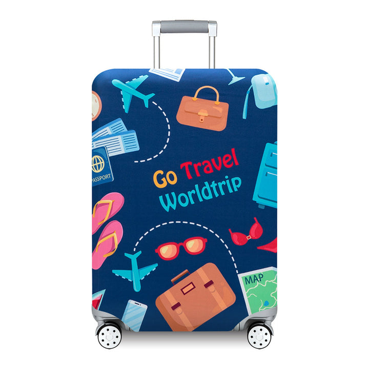 Unisex nan Kids Luggage Cover for Hard Shell Suitcases with Fun Space Design made of Elastic Polyester-Spandex Bowlift