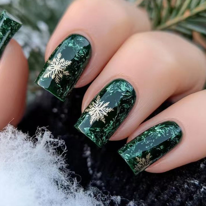 Festive Patterned Nail Art Bowlift