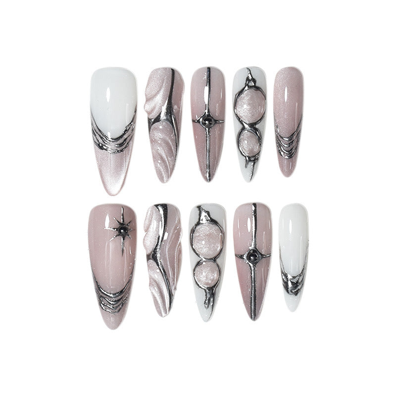 Decorative Sculptured Nail Art Set Bowlift