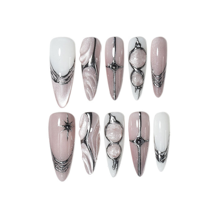 Decorative Sculptured Nail Art Set Bowlift