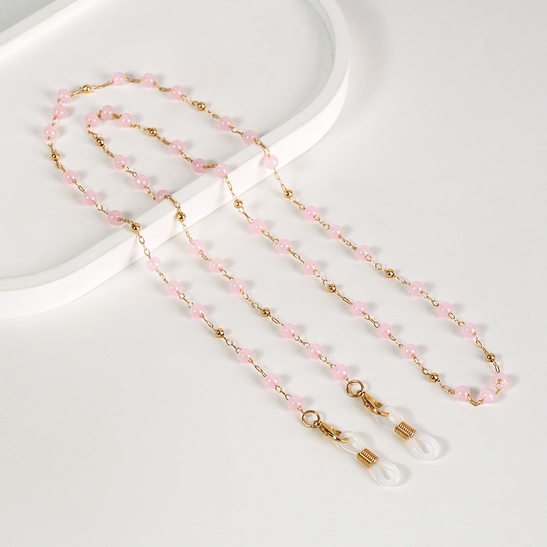 Beaded Eyewear Retainer Chain Bowlift