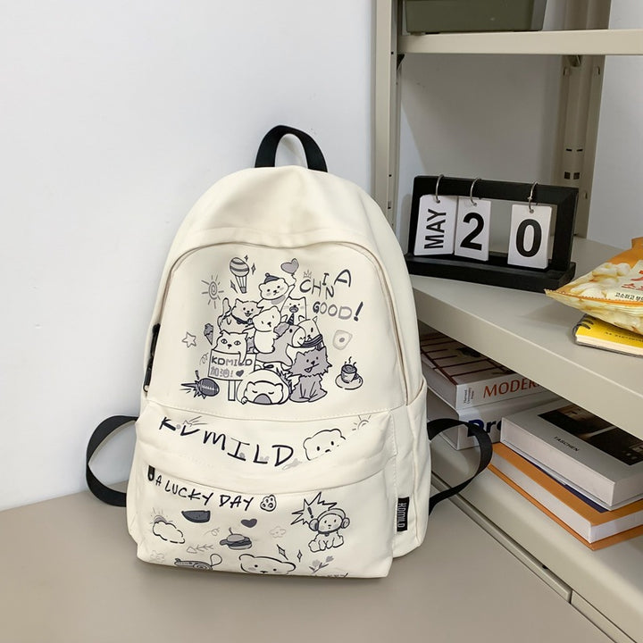 Cute Cartoon Character School Backpack Bowlift