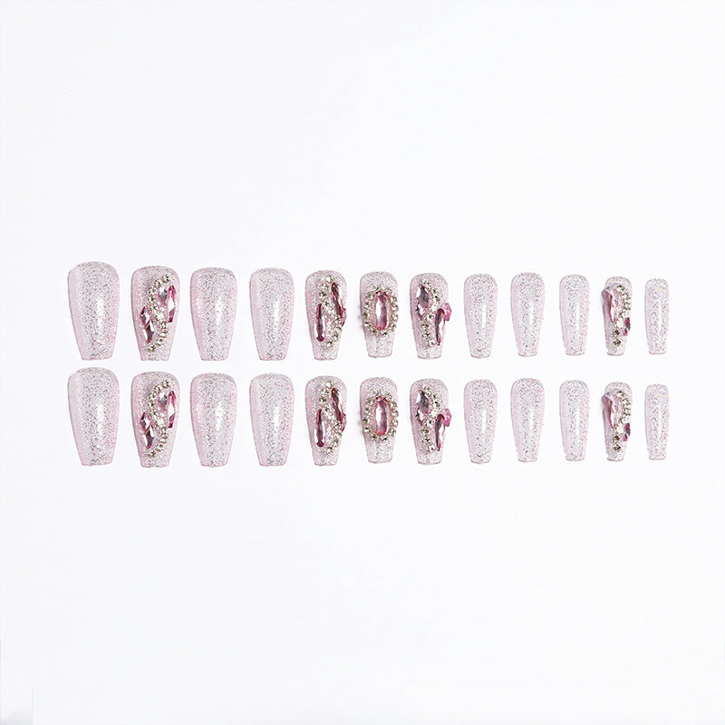 Glamorous nail art set with crystal decoration Bowlift