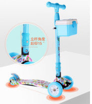 Foldable Light-Up Three-Wheel Scooter Bowlift