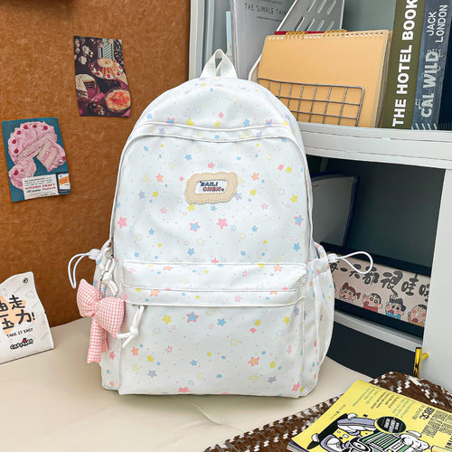 Starry-Themed Casual Backpack