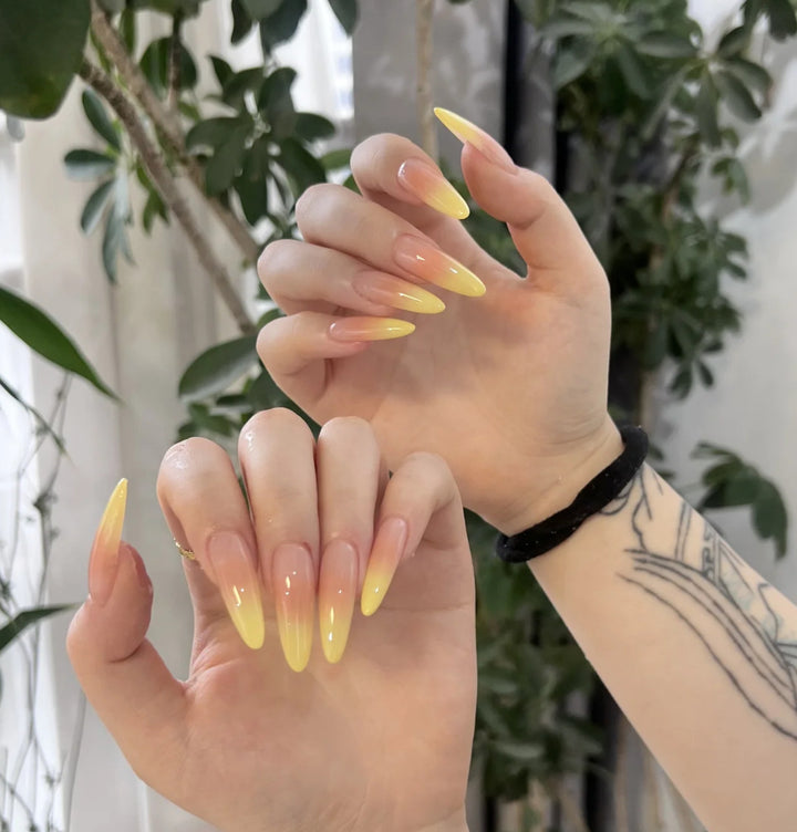 Ombre Stiletto Press-On Nail Set Bowlift