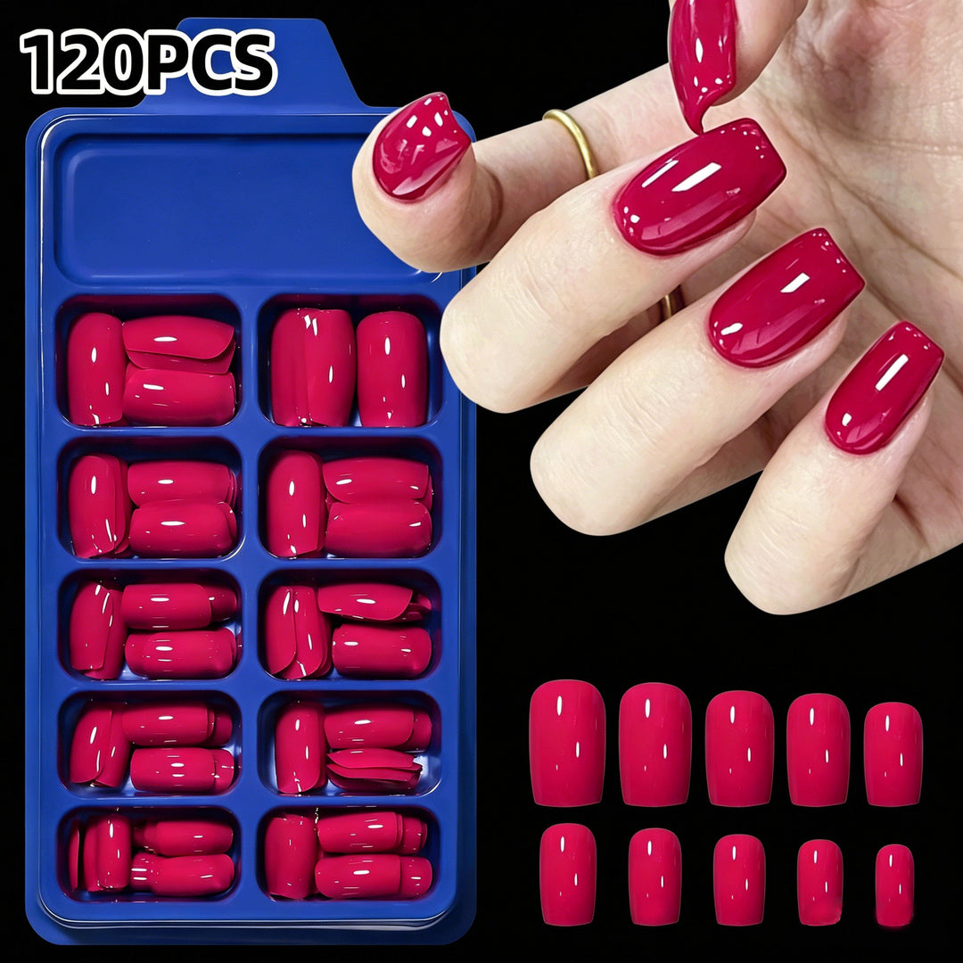 Premium Almond-Shaped False Nail Set Bowlift