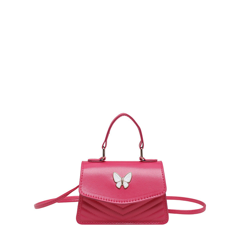 WoChic Mini Handbag with Elegant Butterfly Accent Bowlift