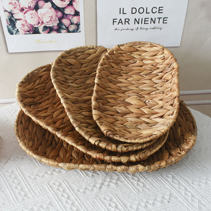 Natural Woven Serving Tray Bowlift