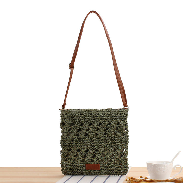 Handbag with Fashionable Braided Pattern Bowlift