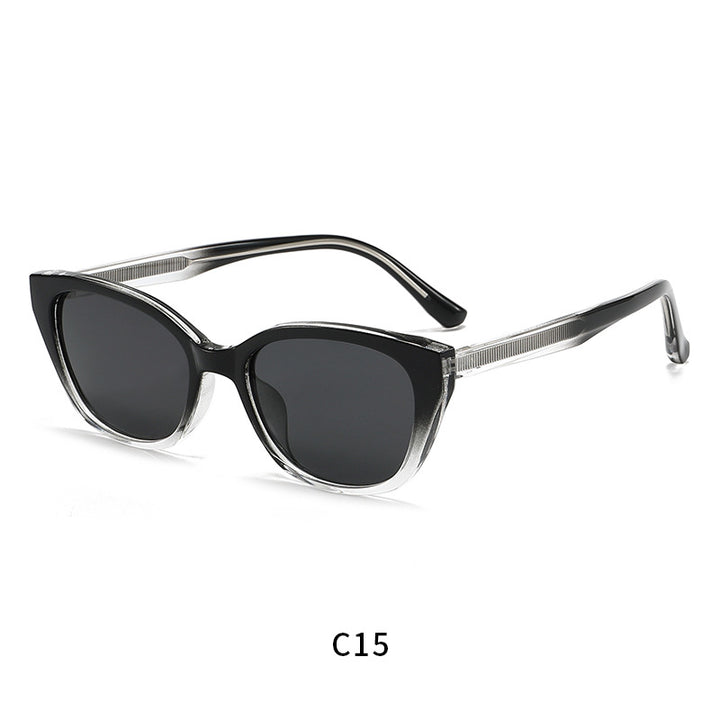 Women's fashionable Cat-Eye sunglasses with UV protection and flexible frame Bowlift