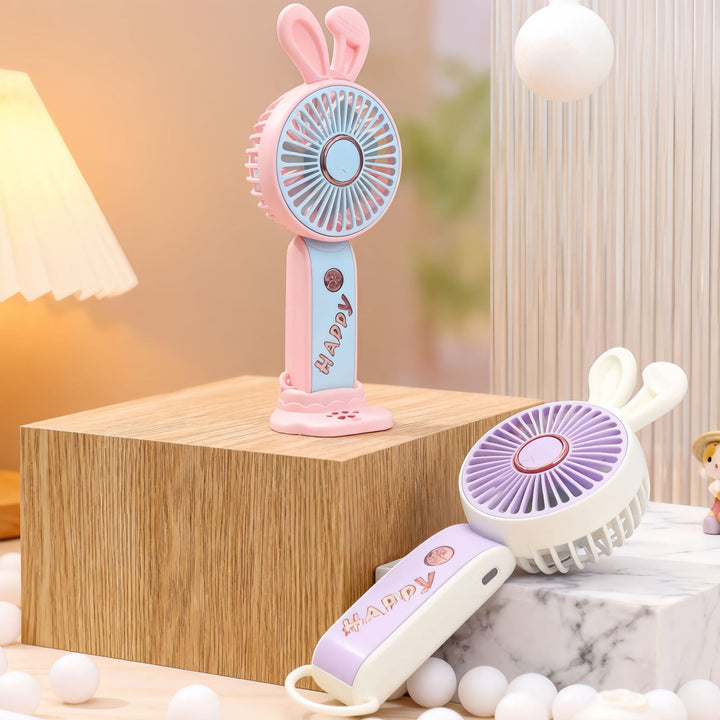 Women's portable USB handheld fan in playful animal design Bowlift