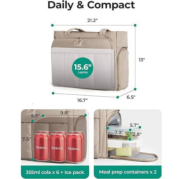 Insulated everyday and laptop bag Bowlift
