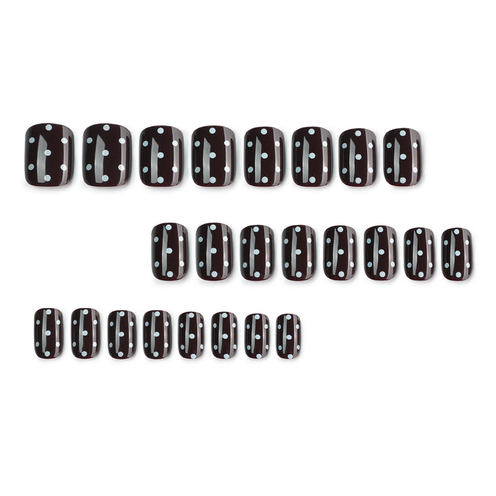 Artful Nail Art with Playful Dot Design Bowlift