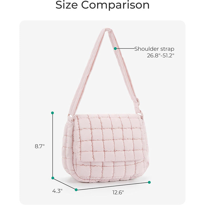 Padded shoulder bag with stylish design Bowlift