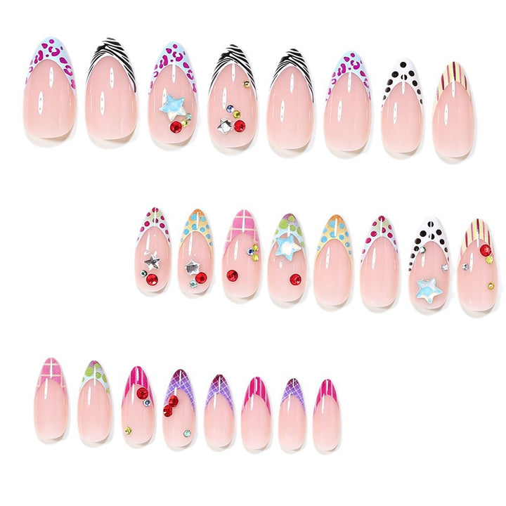Artistic Themed Press-On Nail Set Bowlift