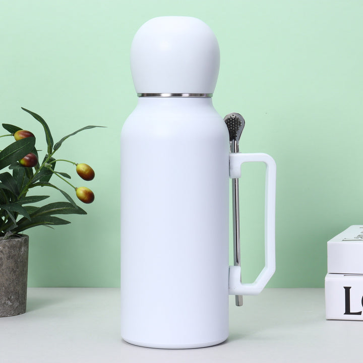 Women's high-quality insulated jug with integrated tea sieve Bowlift