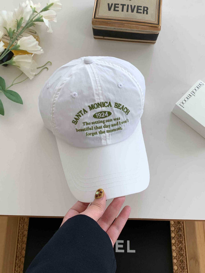 Women's Casual Embroidered Cap Bowlift