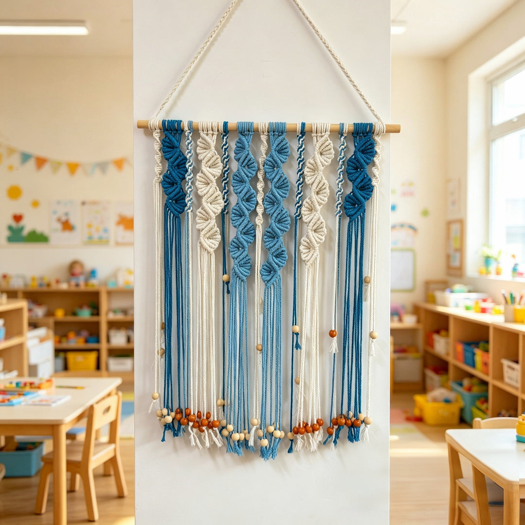 Floral Macrame Wall Hanging Bowlift