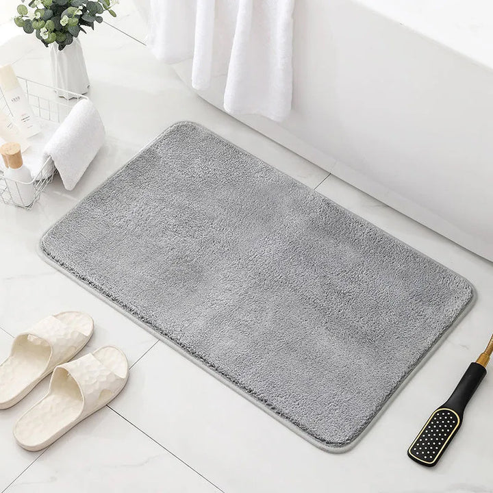 Plush Microfiber Bath Mat Bowlift
