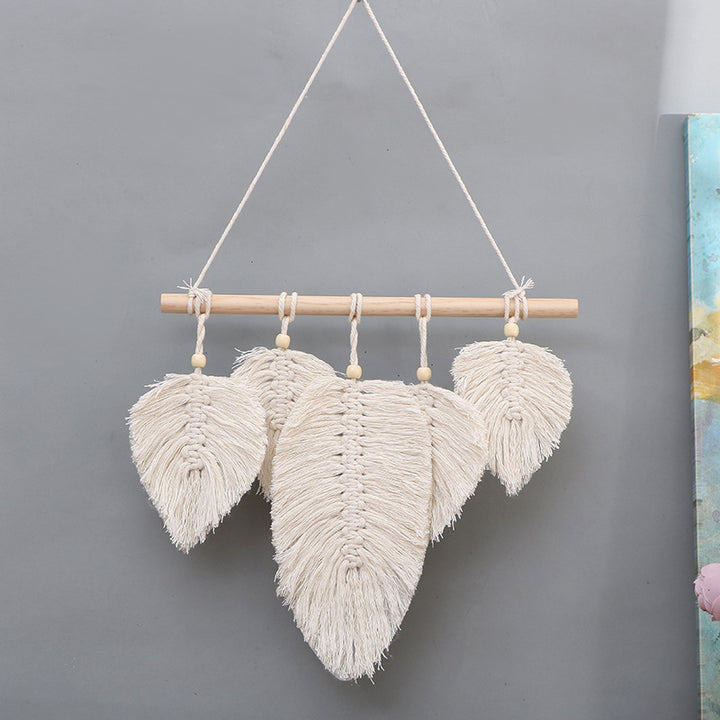 Artistic Macrame Leaf Wall Hanging Bowlift