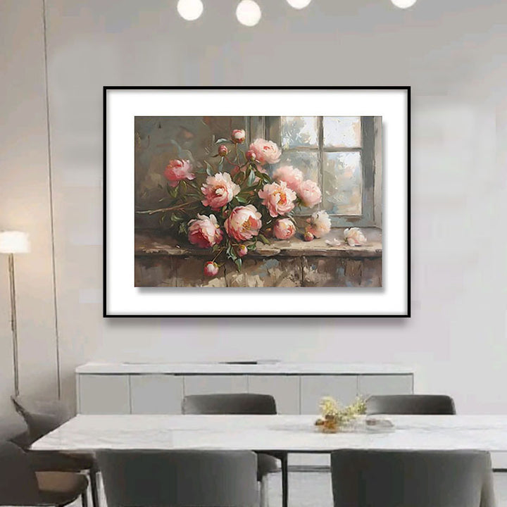 Vintage Flower Canvas Wall Art
