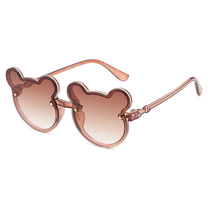 Women Playful Bear Shape Sunglasses Bowlift