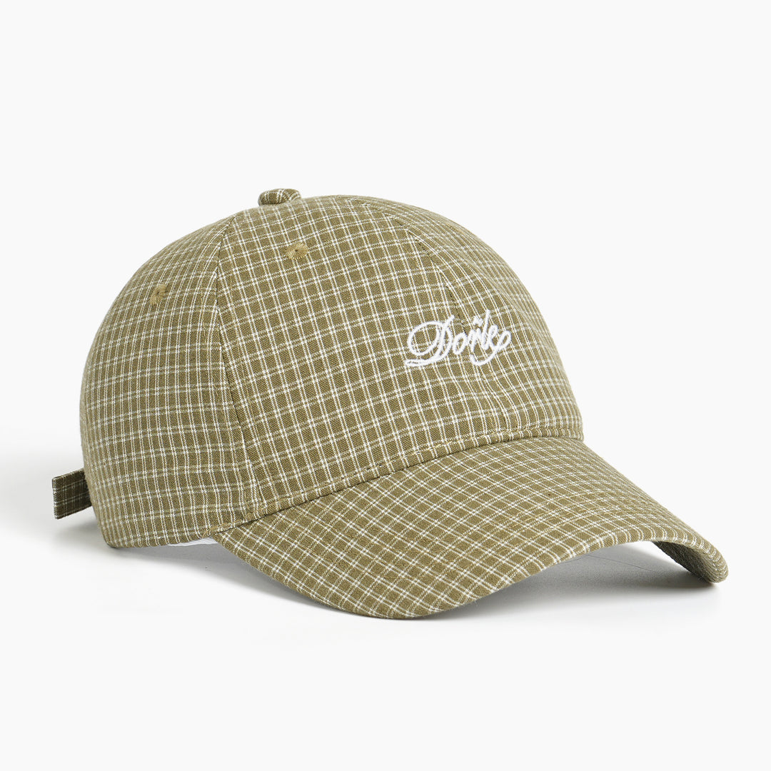 Women's Sporty Checkered Cap Bowlift