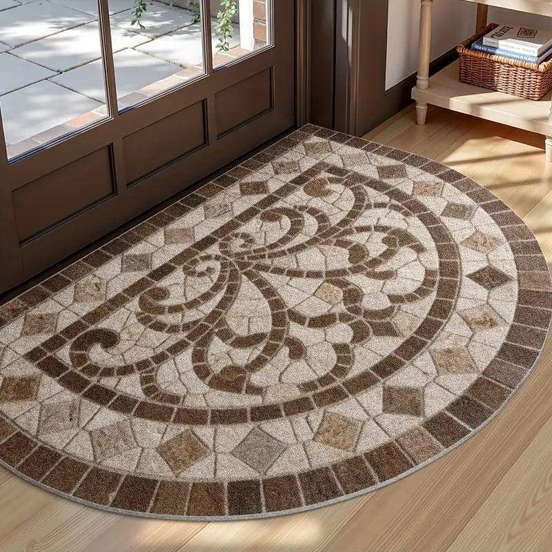 Decorative Round Door Mat
