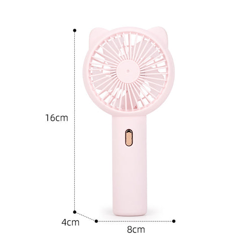 Women's Portable Hand Fan in Cat Design Bowlift