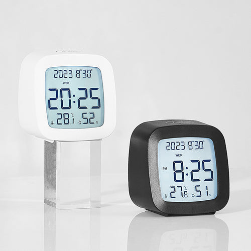 Digital Multifunction Alarm Clock with Hygrometer and Temperature Sensor Bowlift